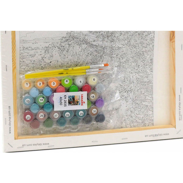 Фото - Картина за номерами Ideyka Будинок біля маяка 40 * 50см (КНО2835)