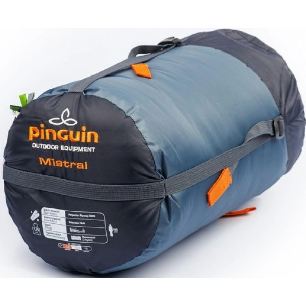 Фото - Спальний мішок Pinguin Mistral PFM 185 Green Left Zip (PNG 235142)