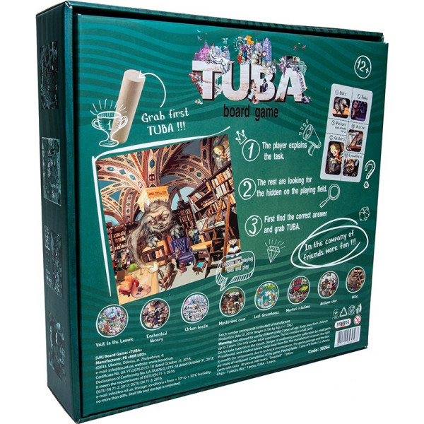 Фото - Настільна гра (12+) Strateg Туба англ. (30264)