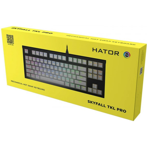 Фото - Клавиатура проводная игровая Hator Skyfall TKL PRO ENG/UKR/RUS (HTK-655) Black