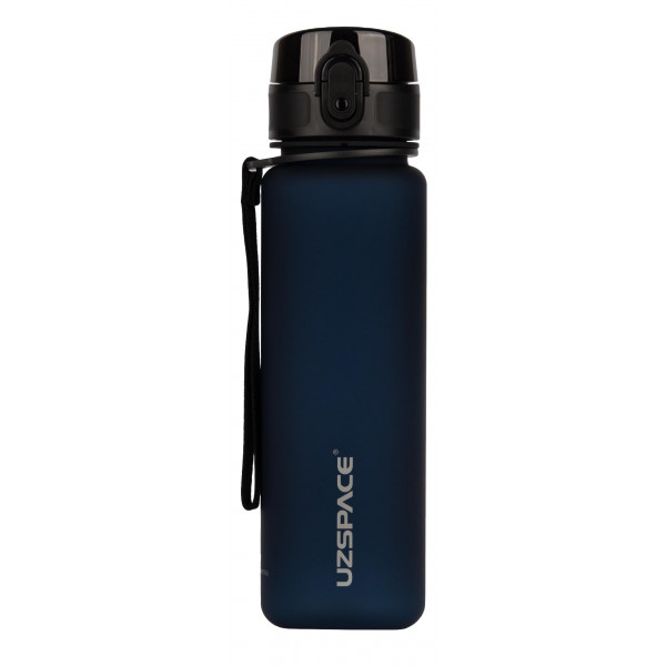 Фото - Пляшка для води UZspace 3026 Frosted 500 мл Темно синя Фото - Пляшка для води UZspace 3026 Frosted 500 мл Темно синя