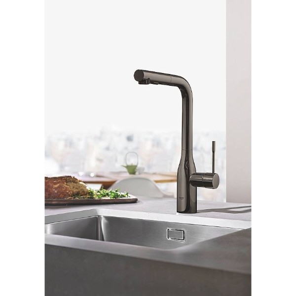 Фото - Кухонний змішувач Grohe Minta Графіт (30274A00)