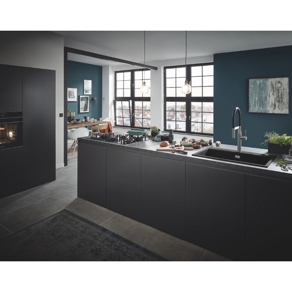 Фото - Кухонний змішувач Grohe Essence супер сталь (30294DC0)