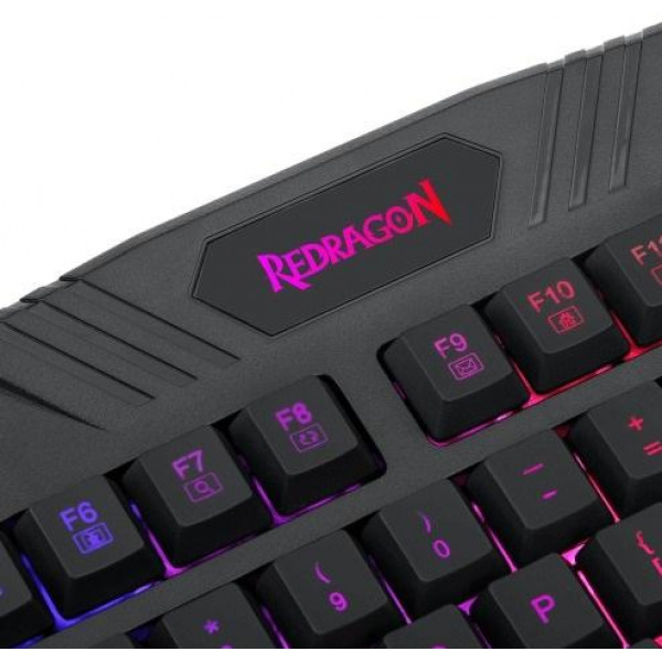 Фото - Клавиатура проводная игровая Redragon Harpe2 UKR RGB USB (77484)