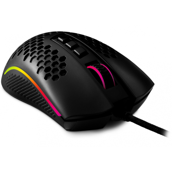 Фото - Мышь проводная игровая Redragon Storm M808 RGB Optical, Ultralight Black (77854)