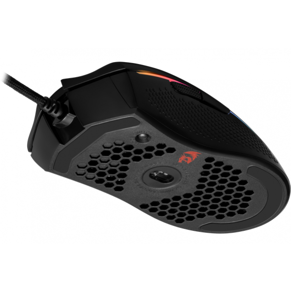 Фото - Мышь проводная игровая Redragon Storm M808 RGB Optical, Ultralight Black (77854)