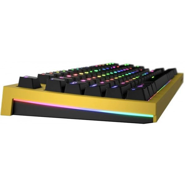 Фото - Клавіатура дротова ігрова Hator Skyfall TKL PRO ENG/UKR/RUS (HTK-657) Yellow