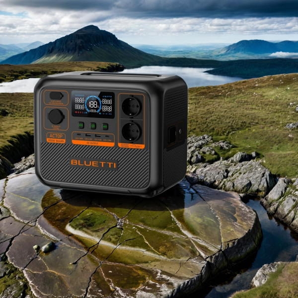 Фото - Зарядна станція універсальна Bluetti AC70P 864Wh 1000W