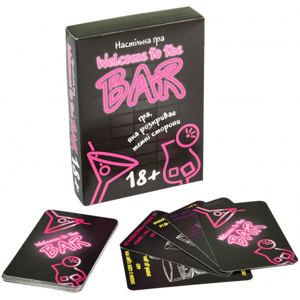 Фото - Настільна гра (18+) Strateg Welcome to the BAR розважальна укр. (30353)