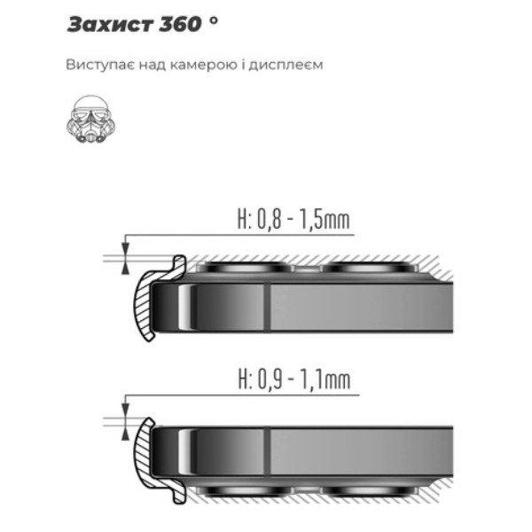 Фото - Чехол для смартфона Armorstandart Icon Case for Xiaomi Poco C40 Camera cover Black (ARM62672)