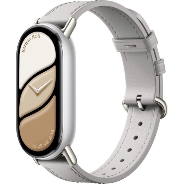 Фото - Ремінець для фітнес-браслета Xiaomi 
for Band 10 Leather Strap Elephant Gray (BHR07YLGL)