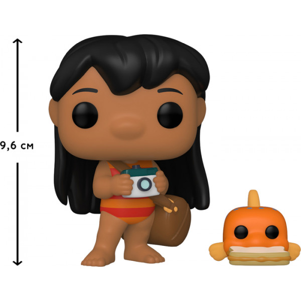 Фото - Колекційна фігурка FUNKO POP! серії "Ліло та Стіч" - ЛІЛО З РИБКОЮ (55621)