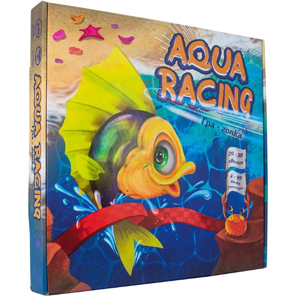 Фото - Настільна гра (3-4 роки) Strateg Aqua racing (30416)