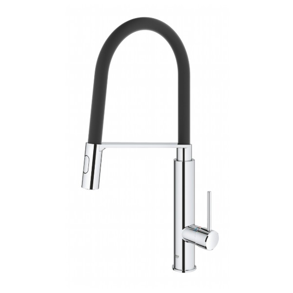Фото - Кухонний змішувач Grohe Viamo Ohm Profi Spray Хром (30433000)