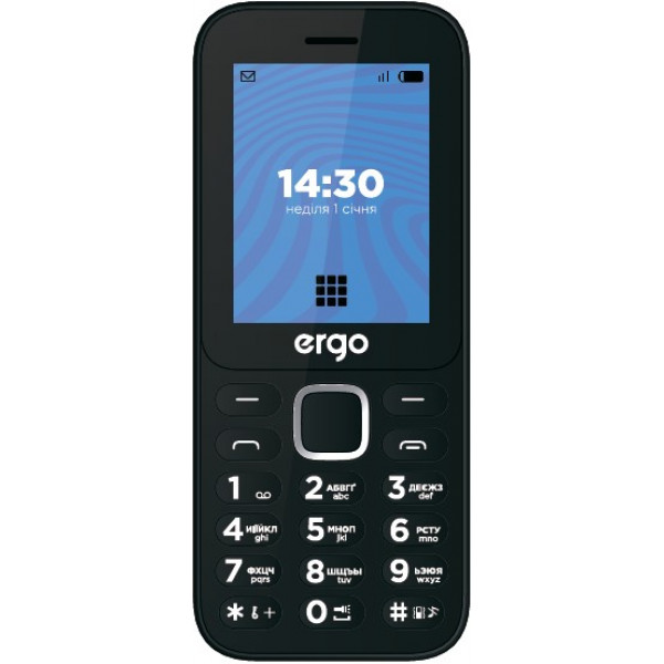 Фото - Мобильный телефон Ergo E241 Dual Sim Black