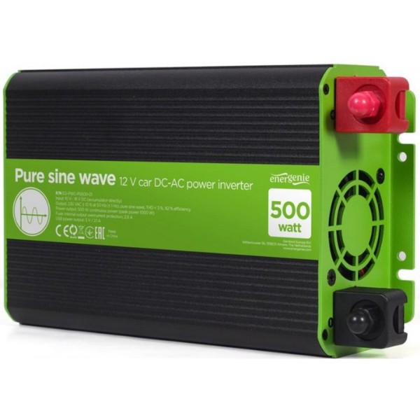 Фото - Инвертор автомобильный EnerGenie EG-PWC-PS500-01-