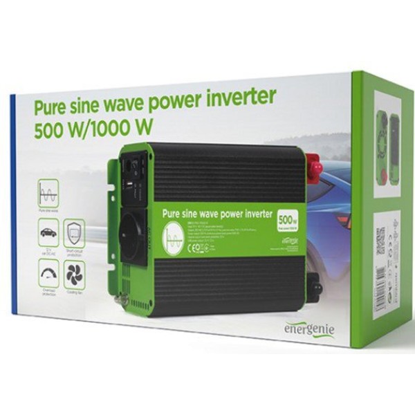 Фото - Инвертор автомобильный EnerGenie EG-PWC-PS500-01-