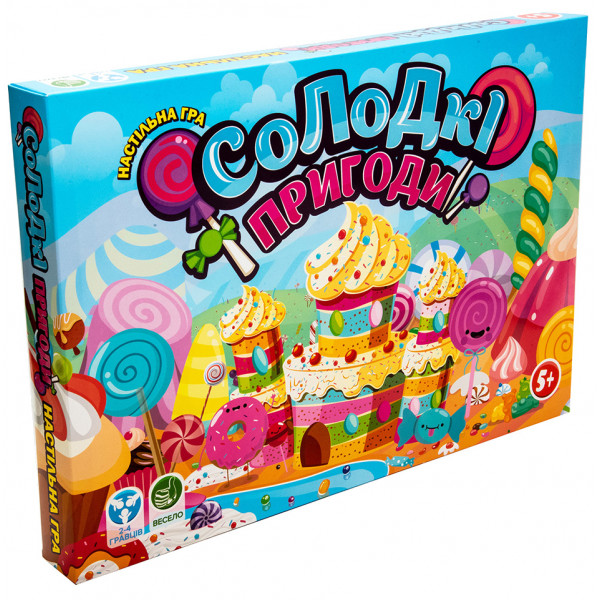 Фото - Настільна гра (5-7 років) Strateg бродилка "Солодкі пригоди", укр (30504) Фото - Настільна гра (5-7 років) Strateg бродилка "Солодкі пригоди", укр (30504)