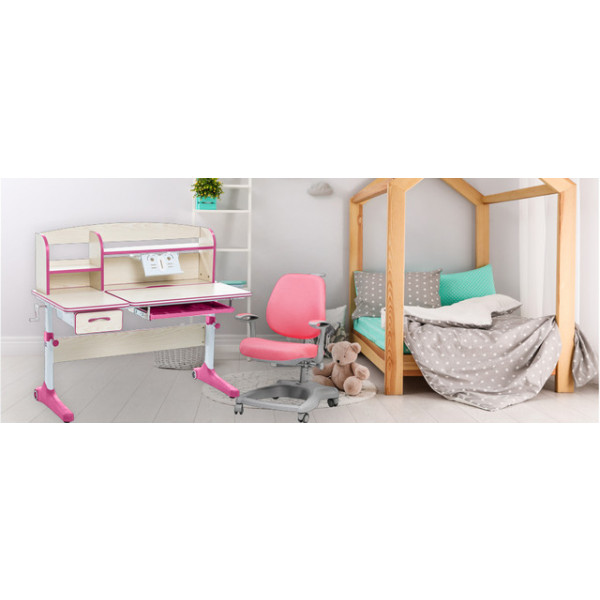 Фото - Парта шкільна Cubby Ammi Pink