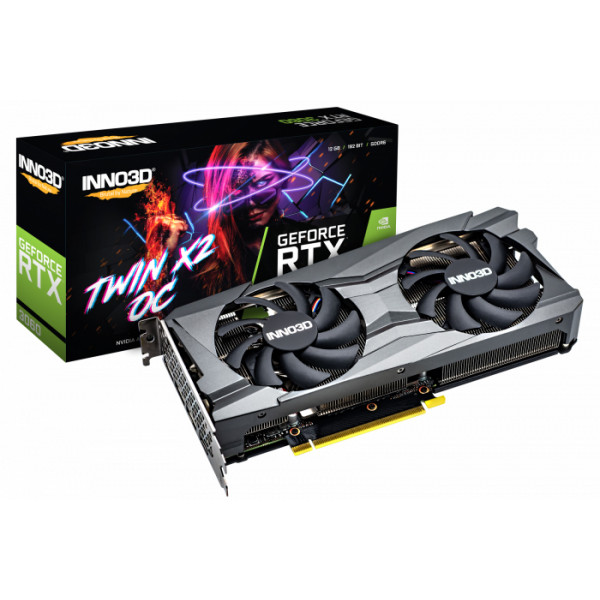 Фото - Відеокарта Inno3D NVIDIA RTX 3060 LHR (N30602-12D6X-11902120H)