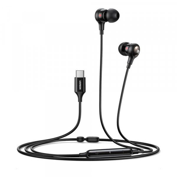 Фото - Наушники вкладыши проводные UGREEN EP103 In-Ear Earphones with Type-C Connector Black (30638)