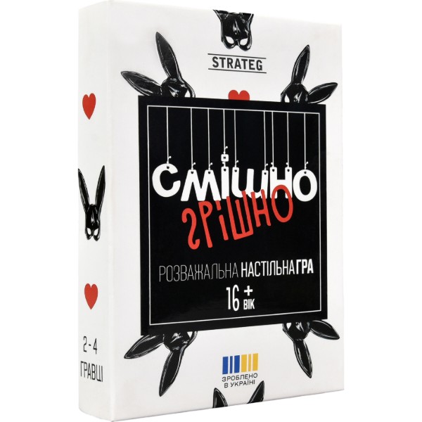Фото - Настільна гра (12+) Strateg Смішно-грішно українською мовою (30671)