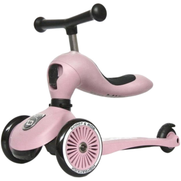Фото - Триколісний самокат Scoot&Ride Highwaykick-1 Пастельно-рожевий (SR-160629-ROSE) Фото - Триколісний самокат Scoot&Ride Highwaykick-1 Пастельно-рожевий (SR-160629-ROSE)