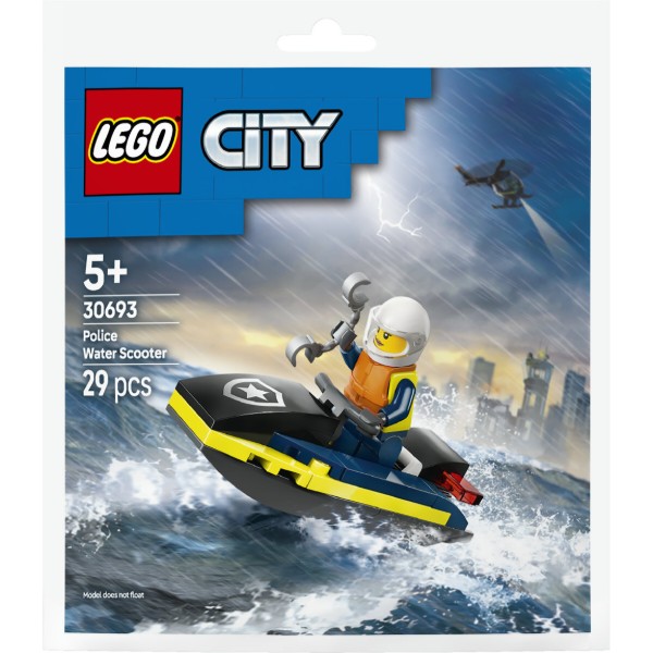 Фото - Конструктор LEGO City Полицейский катер (30693)