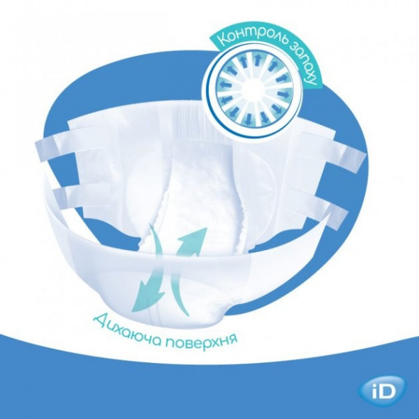Фото - Одноразові підгузки ID для дорослих SLIP Plus Розмір XL, 30 шт. (945431550)