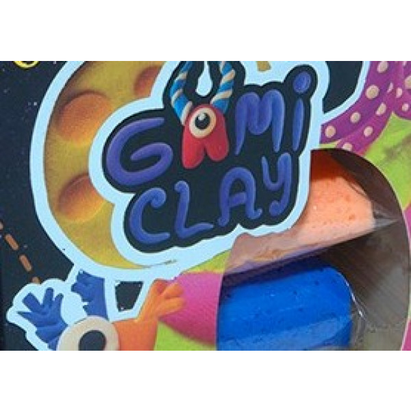 Фото - Маса для ліплення Strateg Gumi Clay - 6 кольорів по 10 гр. (Рус.) (32005)