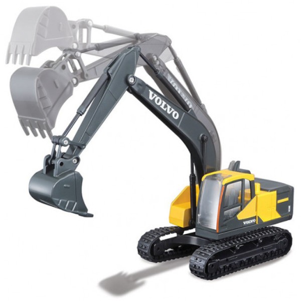 Фото - Наземная спецтехника Bburago Серии Construction - Экскаватор Volvo EC220E (18-32086)