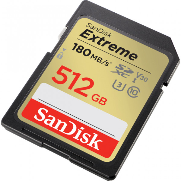 Фото - Карта пам'яті SanDisk Extreme 512GB SDXC Memory Card (SDSDXVV-512G-GNCIN)