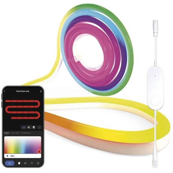 Фото - Світлодіодна стрічка EMOS ZPW313I NEO Nбіла,3м,24Вт,RGBICWiFi