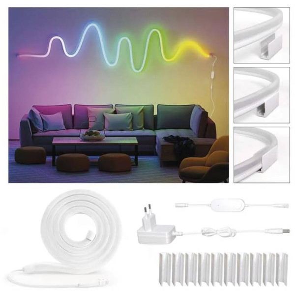 Фото - Світлодіодна стрічка EMOS ZPW313I NEO Nбіла,3м,24Вт,RGBICWiFi