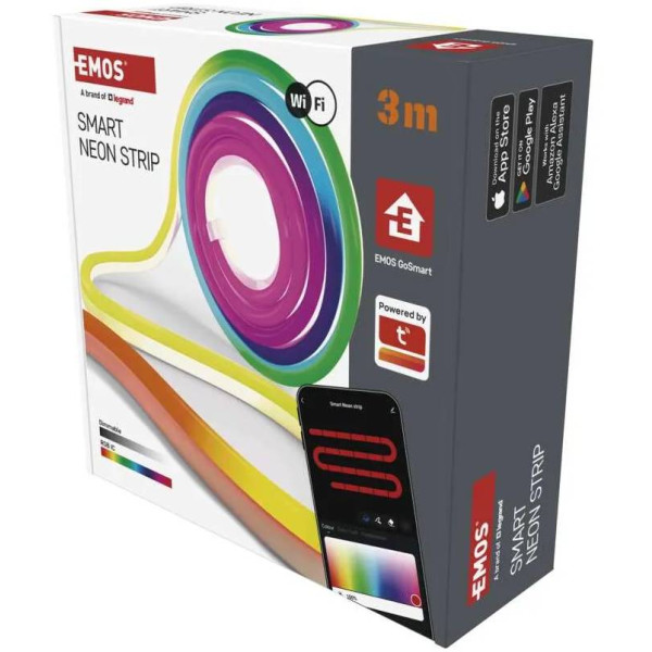 Фото - Світлодіодна стрічка EMOS ZPW313I NEO Nбіла,3м,24Вт,RGBICWiFi