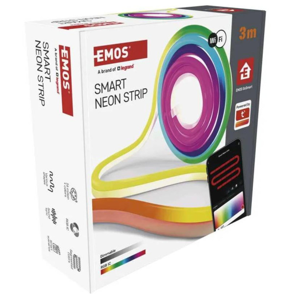 Фото - Світлодіодна стрічка EMOS ZPW313I NEO Nбіла,3м,24Вт,RGBICWiFi
