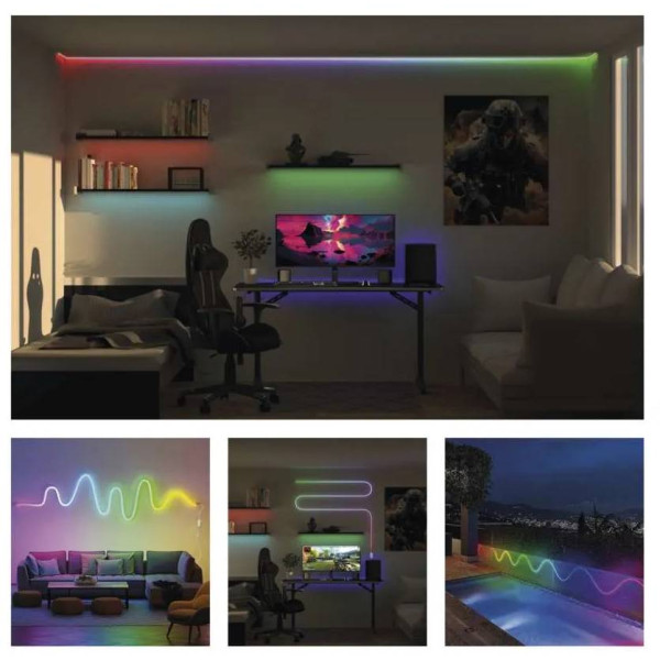 Фото - Світлодіодна стрічка EMOS ZPW313I NEO Nбіла,3м,24Вт,RGBICWiFi