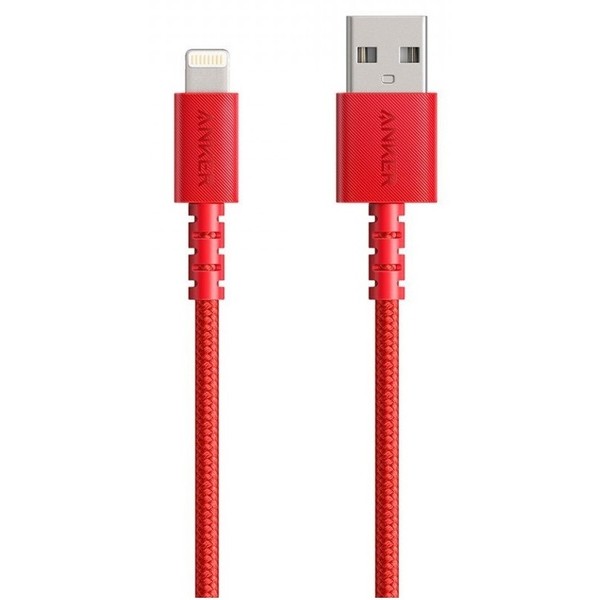 Фото - Кабель Anker Powerline Select+Lightning 1.8m Red (A8013H91)