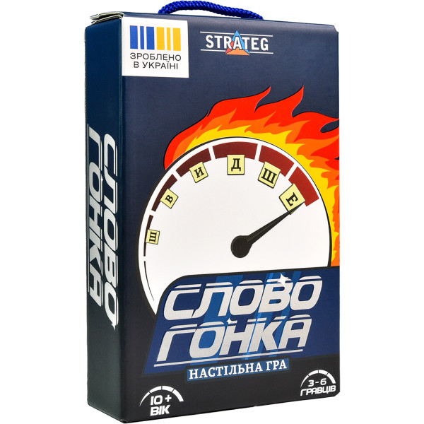 Фото - Настільна гра (8+) Strateg Словогонка українською мовою (30824)