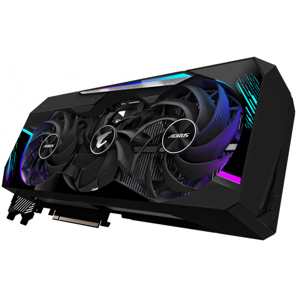 Фото - Відеокарта Gigabyte LHR! Відеокарта nVIDIA RTX 3080 12GB DDR6X 384 Bit  Core: 1830 MHz Memory: 19000MHz GV-N3080AORUS M-12GD