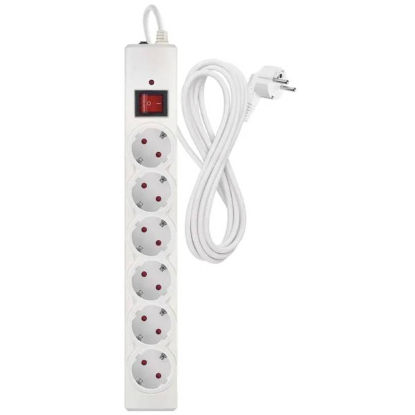 Фото - Мережевий фільтр EMOS P54216, 6 розетки, 3м. 10A 2300Вт білий Фото - Мережевий фільтр EMOS P54216, 6 розетки, 3м. 10A 2300Вт білий