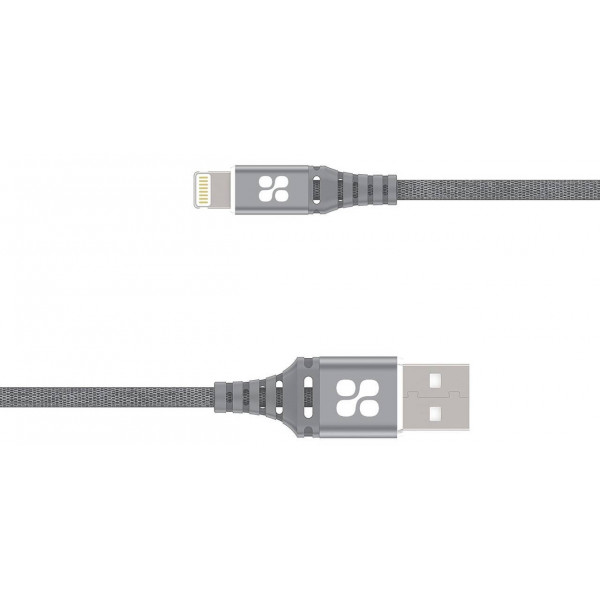 Фото - Кабель Promate Lightning-USB Nervelink-i Grey