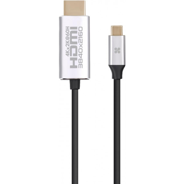 Фото - Кабель Promate HDMI-USB Type-C hdlink-60h.grey