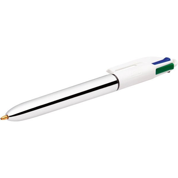 Фото - Ручка BIC 4 Colour Shine Silver (3086123310384)