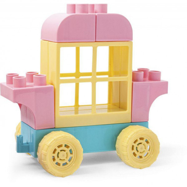 Фото - Пластиковий конструктор для малюків Wader 132 ел. для дівчаток (41280)