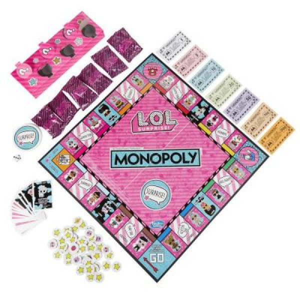Фото - Настольная игра (8+) Hasbro Монополия ЛОЛ Сюрприз (англ) (E7572)