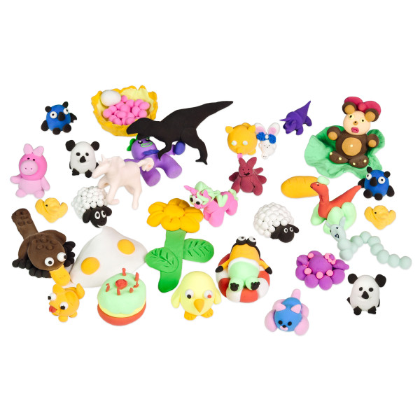 Фото - Маса для ліплення Strateg U'DOClay 51 шт. (30921)