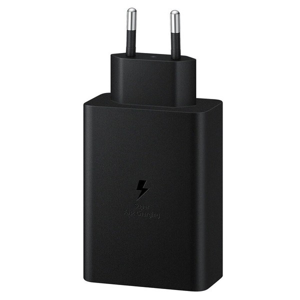 Фото - Мережевий зарядний пристрій Samsung Trio 65W 2 Type-C+USB Black /EP-T6530NBEGRU
