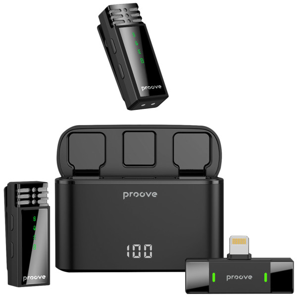 Фото - Микрофон для смартфона Proove Record Lightning Black