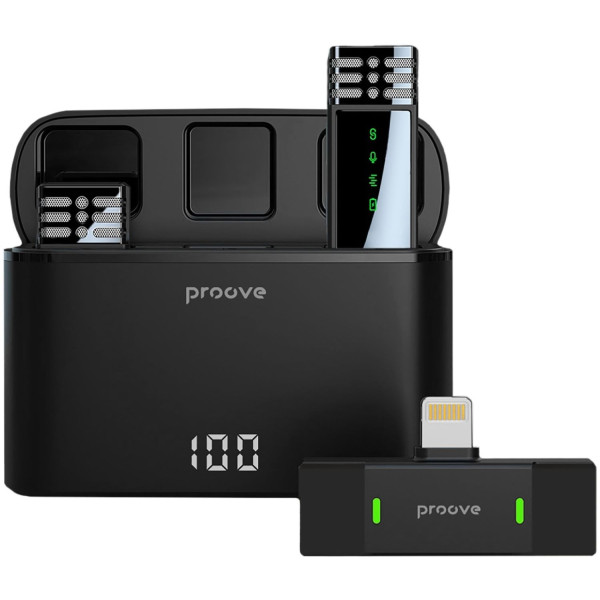 Фото - Микрофон для смартфона Proove Record Lightning Black